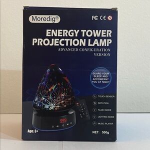 Moredig Energy Tower Projection Lamp